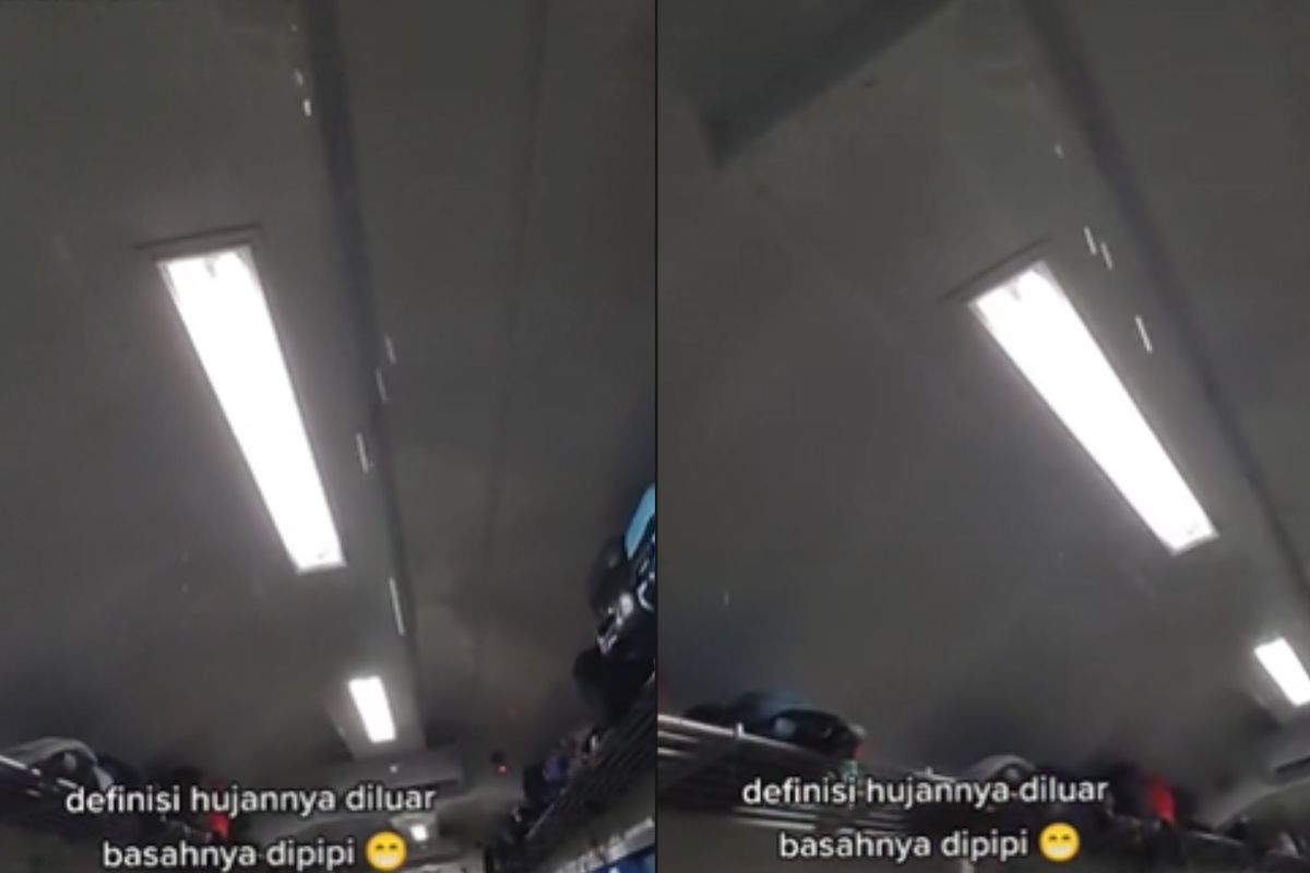 Ramai soal Atap Kereta Api Bocor Saat Hujan, Ini Penjelasan KAI