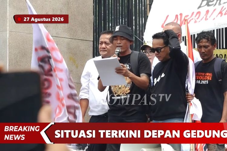Massa dari Pati Membubarkan Diri Usai Demo 27 Agustus, Tinggalkan Gedung DPR RI