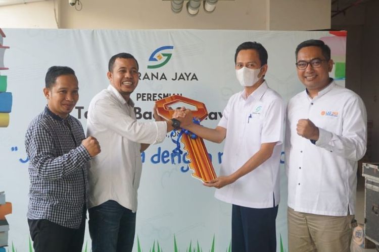 Peresmian Taman Baca Samawa di Menara Samawa, Nuansa Pondok Kelapa, Jakarta Timur, Rabu (8/6/2022)