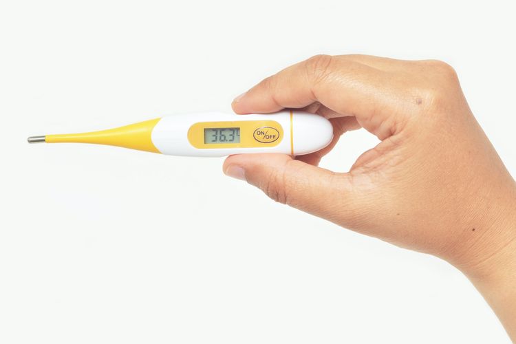 Ilustrasi termometer. 