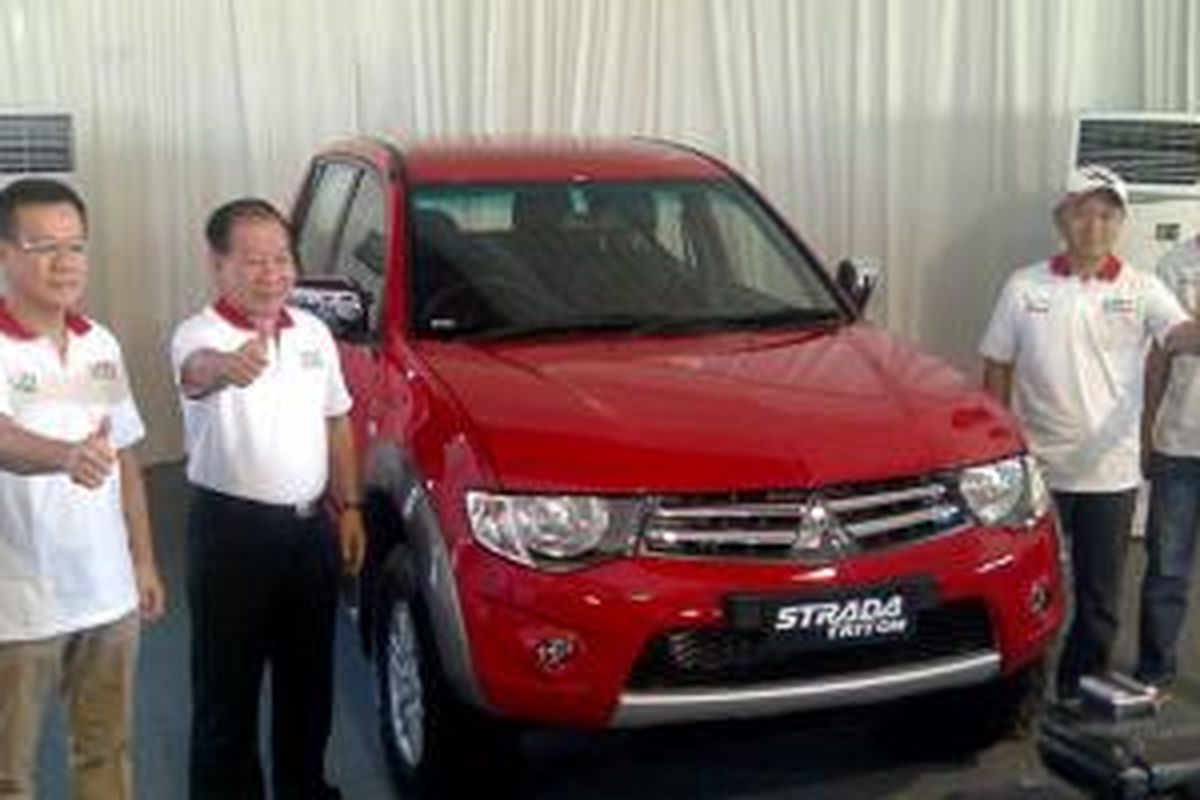 Mitsubishi Strada Triton terbaru, diluncurkan di Medan.