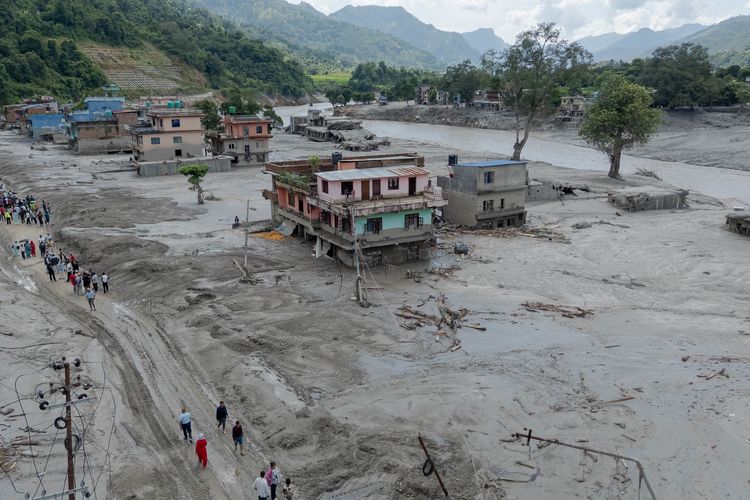 Mengapa Banjir Nepal-Tibet Begitu Dahsyat? Ini Rangkaian Peristiwa yang Terjadi