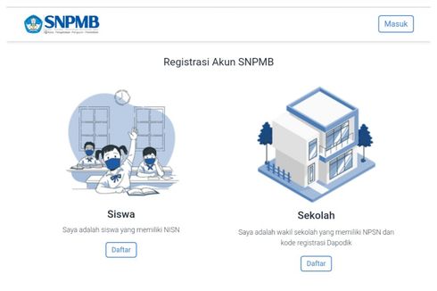 Cara Registrasi Akun SNPMB 2023 untuk Daftar SNBP dan SNBT 