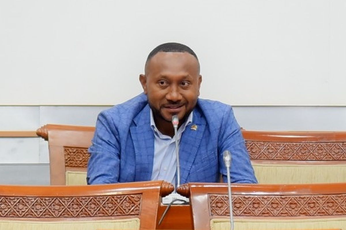 Anggota Komisi I DPR RI Yan Permenas Mandenas. 
