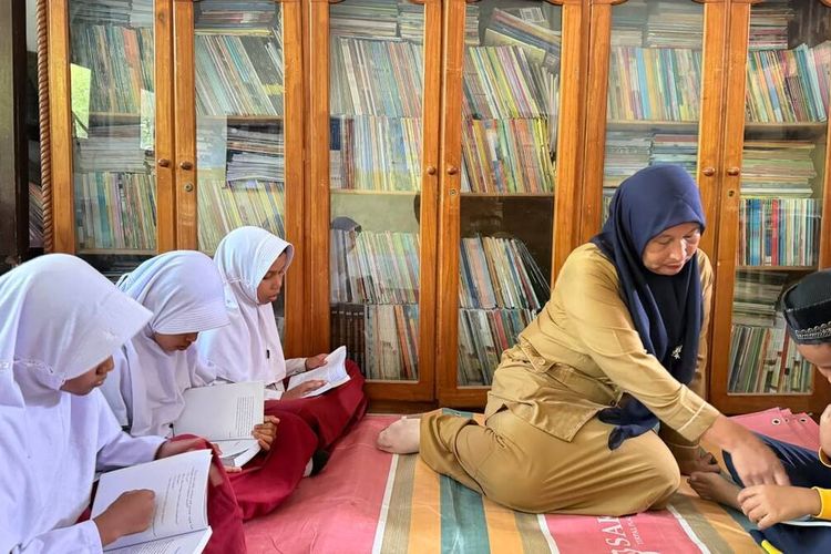Dari Kantor Guru Jadi Perpustakaan, SDN 2 Dewantara Bangun Budaya Literasi Sejak Dini