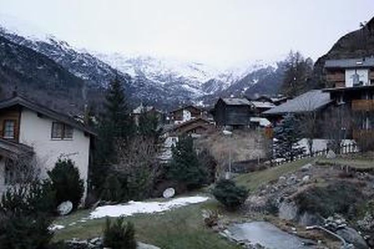 Desa tertinggi jelang puncak Matterhorn, Desa Zermatt.