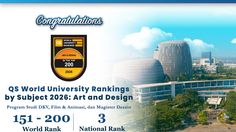UMN Tembus Top 200 Dunia Versi QS WUR by Subject 2026 Art & Desain