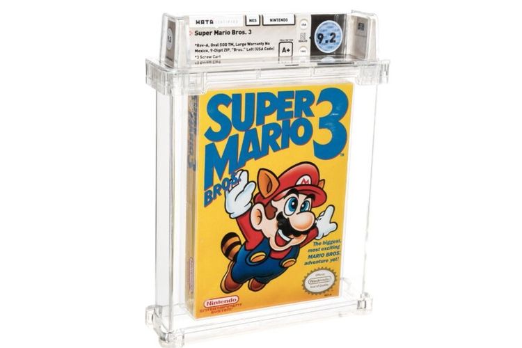 Super Mario Bros 3 yang dijual dengan harga Rp 2,2 miliar.