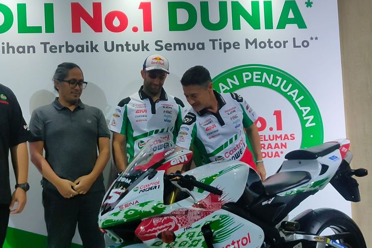 Castrol Indonesia turut meluncurkan livery spesial yang akan digunakan LCR Honda pada MotoGP Indonesia 2024