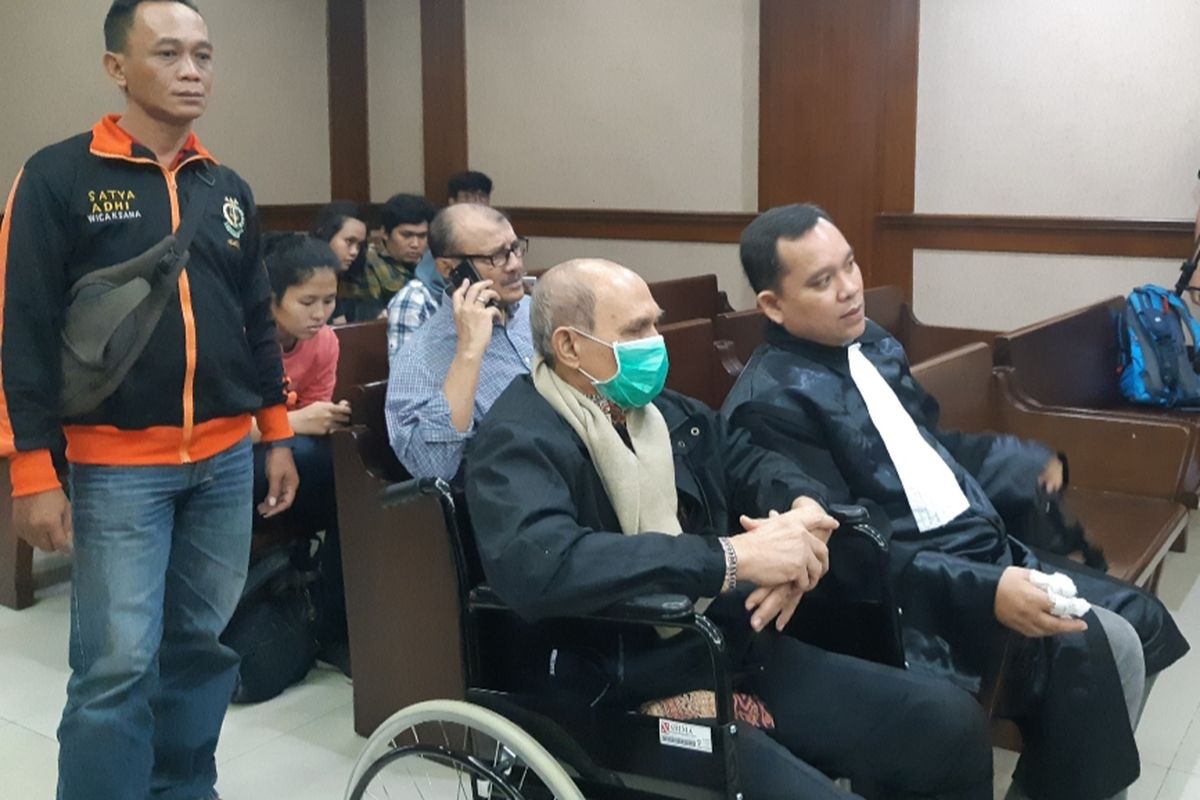 Mayjen (Purn) Kivlan Zen dalam sidang lanjutan kasus Senjata Api Ilegal di PN Jakarta Pusat, Rabu (18/12/2019)