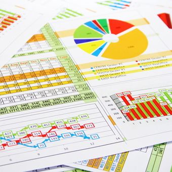 Ilustrasi pasar keuangan.