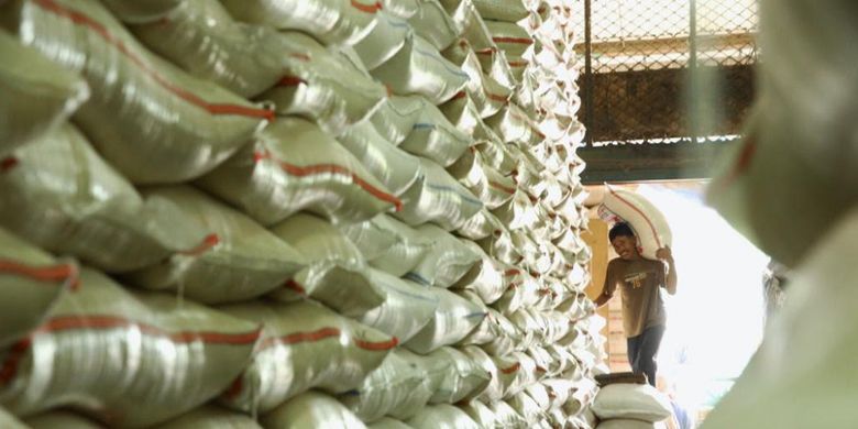 Stok beras nasional aman dan harganya relatif stabil