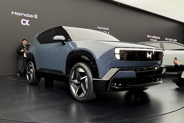 Honda meluncurkan portotipe Honda 0 Alpha, calon SUV listrik masa depan Honda. 