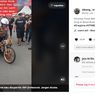 Aksi Dirlantas Polda Metro Geber Motor Drag di Street Race Kemayoran
