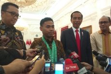 Presiden Jokowi Bertemu Lifter Eko Yuli Irawan di Istana