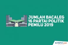 INFOGRAFIK: Bakal Caleg 16 Parpol pada Pemilu 2019