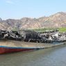 Kapal Ikan Dinas Perikanan Kabupaten TTU Seharga Rp 500 Juta Terbakar
