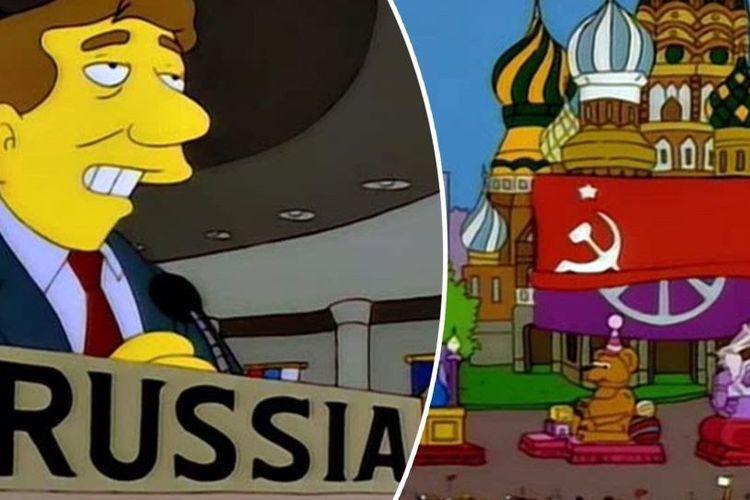 The Simpsons dan ramalannya. Tak selalu telak, tapi mendekati. Seperti konflik Rusia-Ukraina.