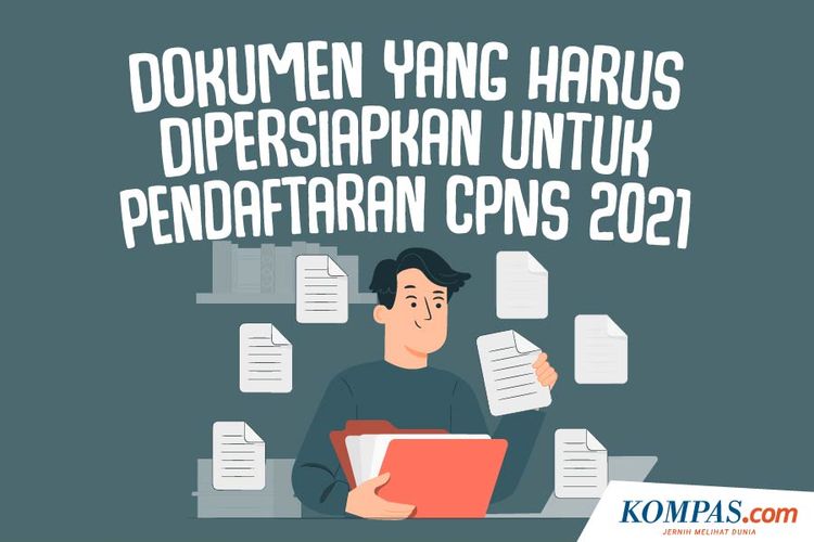 Infografik Dokumen Yang Harus Dipersiapkan Untuk Pendaftaran Cpns 2021