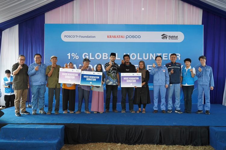 Posco Group Perkuat Investasi Sosial di Cilegon, 545 Relawan Terlibat Sejak 2018