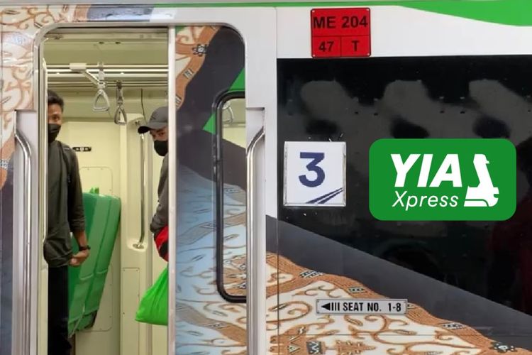 Ilustrasi KA Bandara YIA Xpress.