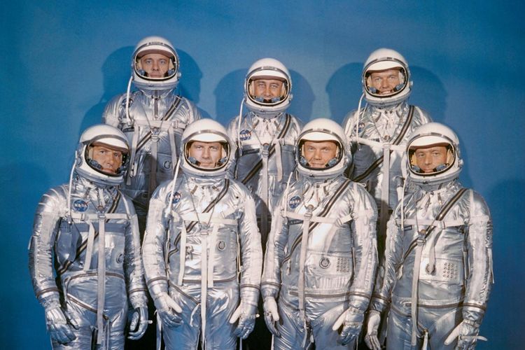 Para astronot pertama AS yang mendapat julukan Mercury Seven
