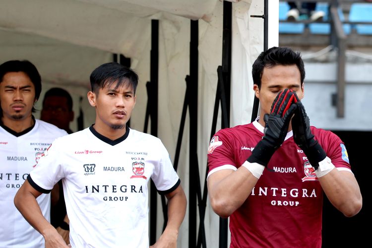 Pemain Madura United, Guntur Ariyadi.