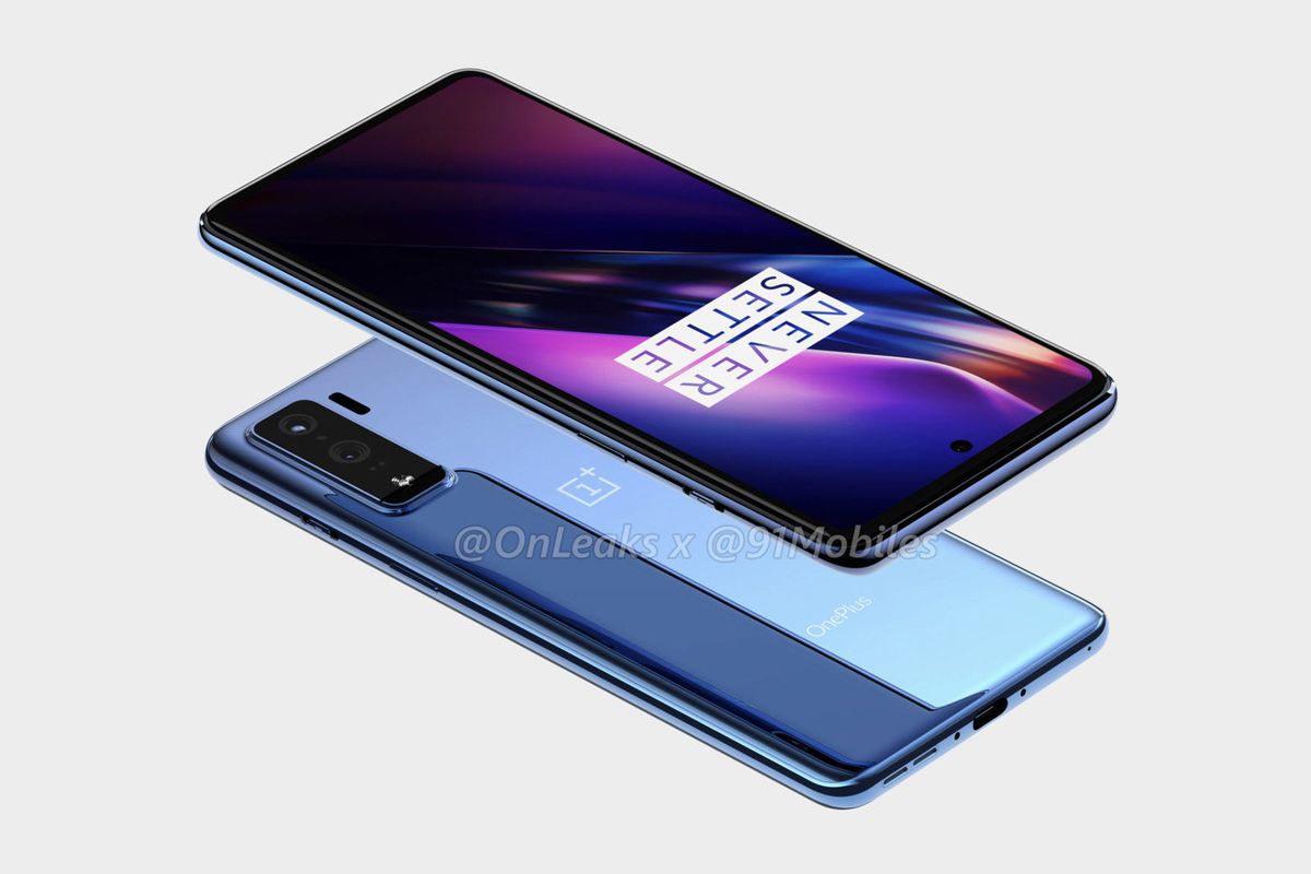 Render OnePlus 8 Lite.