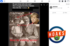 INFOGRAFIK: Muncul Hoaks Adolf Hitler Berfoto dengan Anaknya, yang Disebut Angela Merkel