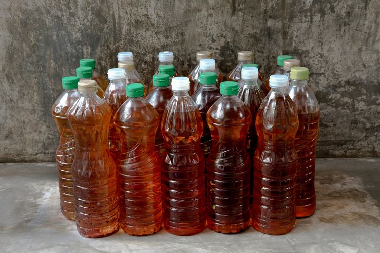 Ilustrasi minyak jelantah.