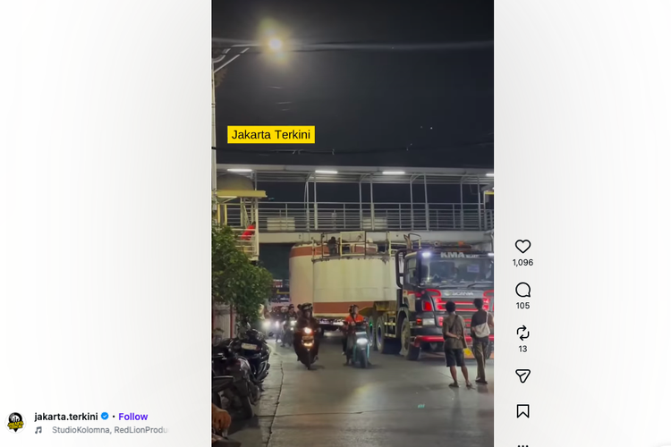 Ada Truk Tersangkut Lagi di JPO, Pentingnya Kesadaran Sopir 