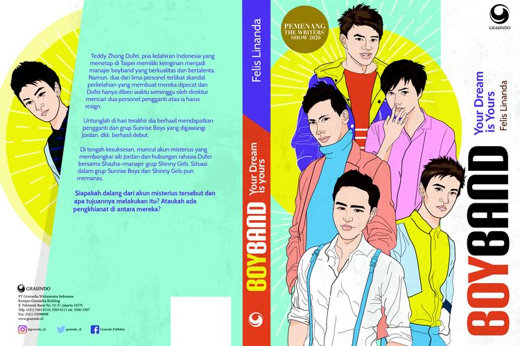 Novel ?Boyband? karya Felis Linanda.