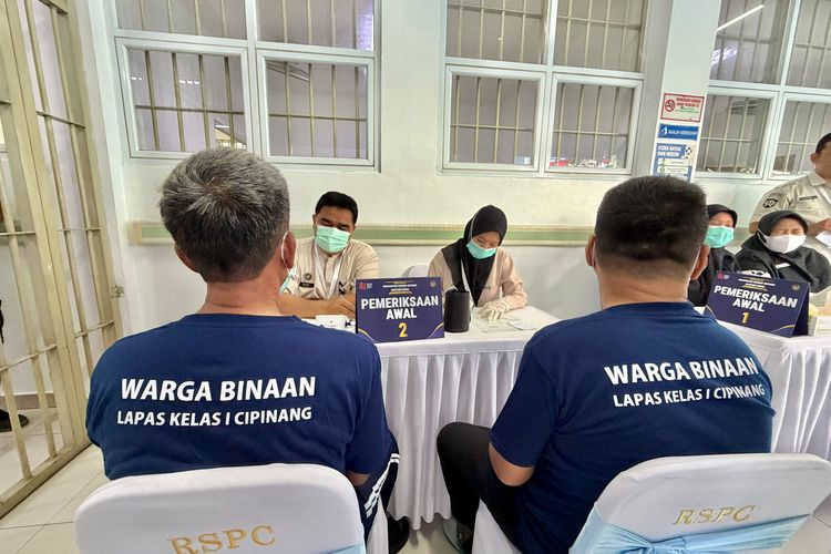 Di Balik Jeruji Lapas Cipinang, Warga Binaan Akhirnya Bisa Cek Kesehatan Gratis