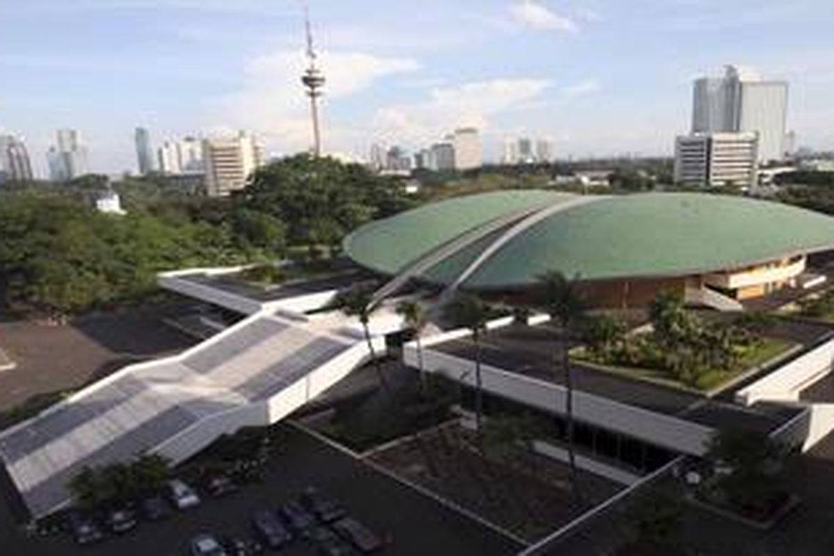 Gedung DPR Senayan, Jakarta, Rabu (4/5/2011).