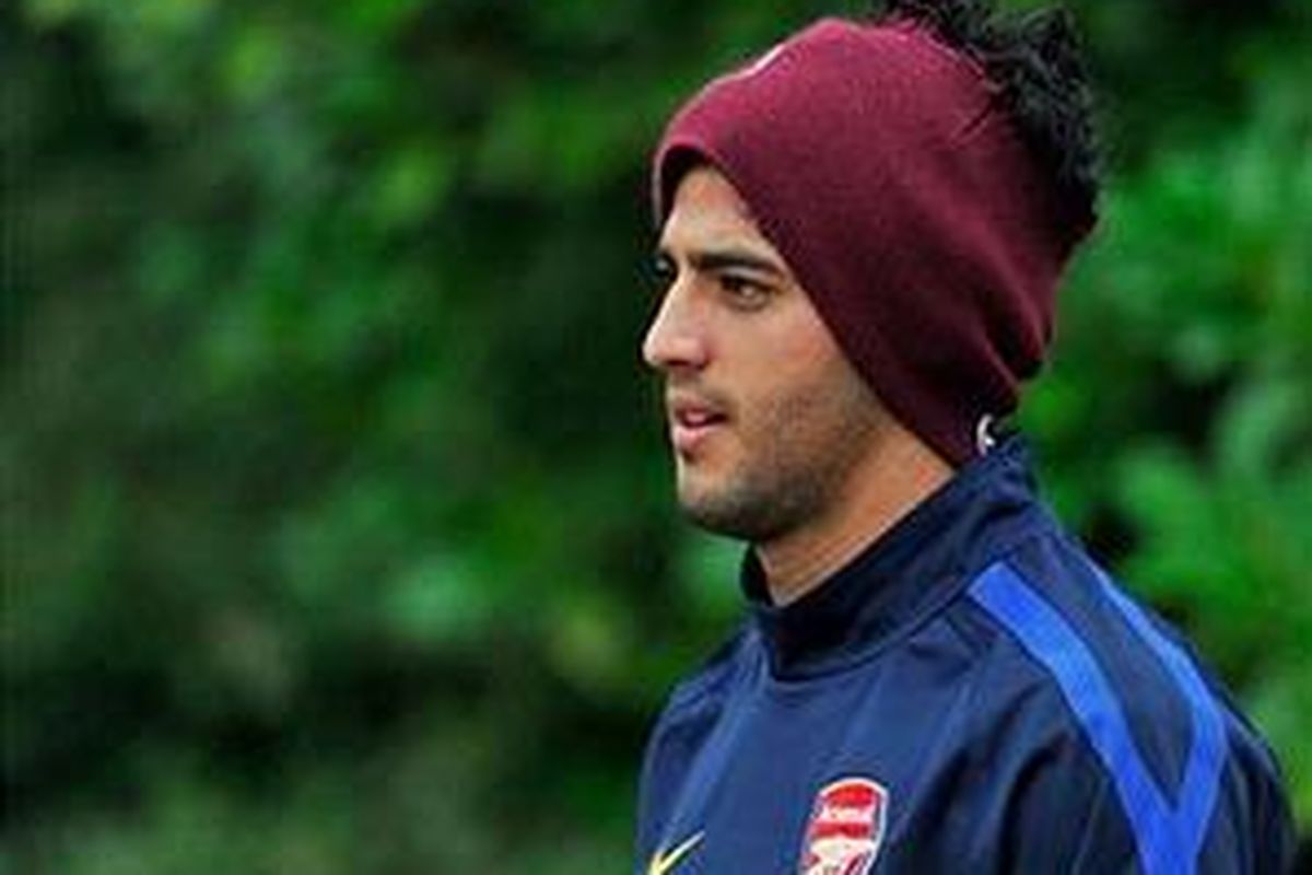 Penyerang Maksiko dan Arsenal, Carlos Vela.