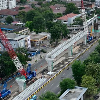 LRT Jakarta Velodrome-Manggarai.