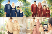 Model Baju Lebaran 2026 Couple Keluarga: Inspirasi Outfit Serasi Ayah, Ibu, Anak yang Kompak dan Elegan