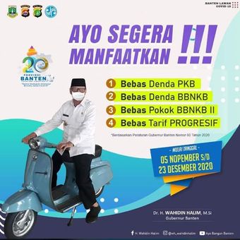 Relaksasi pajak kendaraan bermotor di Banten