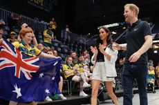 Meghan Markle Pakai Kardigan dan Celana Pendek di Invictus Games