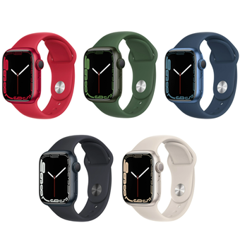 Lima varian warna Apple Watch Series 7.