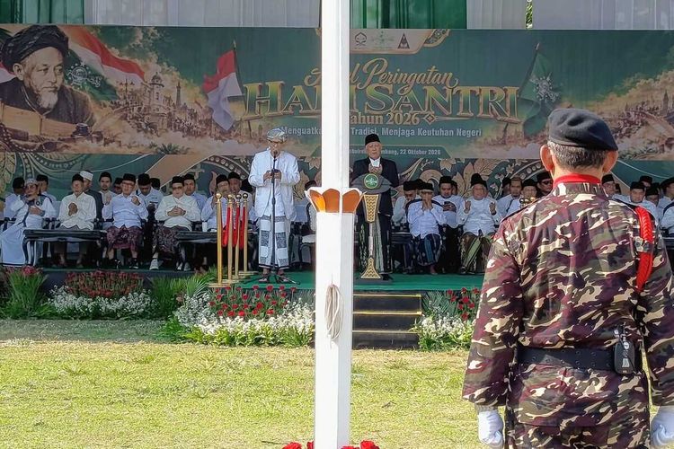 Rais A’am dan Ketum PBNU Pimpin Apel Hari Santri di Tebuireng, Ada Teatrikal hingga Kirab Resolusi Jihad