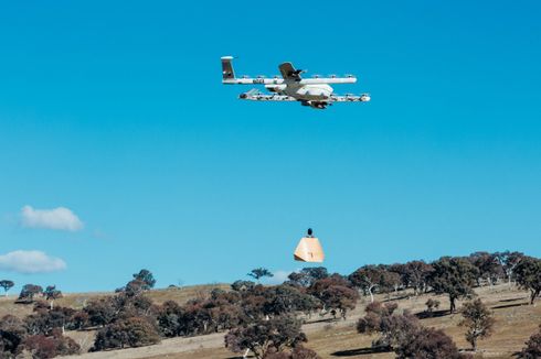 Induk Google Siapkan Armada Drone Pengantar Makanan 