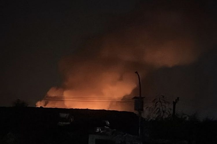Lahan Dekat TPA Galuga Bogor Terbakar Hebat, Masih Penanganan Damkar