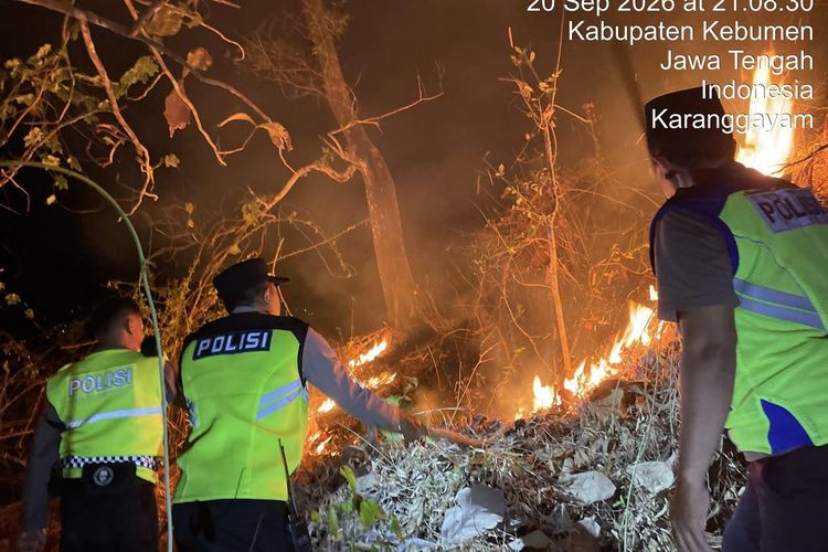 1,4 Hektare Lahan di Kebumen Kembali Terbakar, Api Dekati Perumahan Warga 