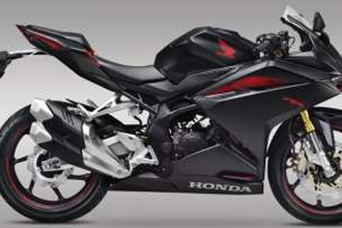 Honda CBR250RR mengadopsi gaya desain speed shape yang menarik perhatian.