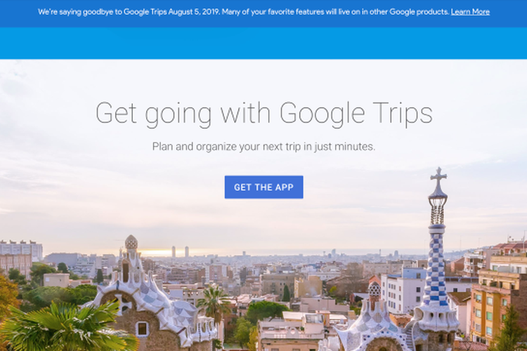 Ilustrasi keterangan yang ada di situs Google Trips