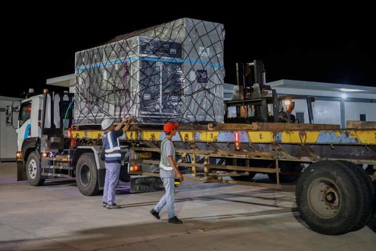 Logistik MotoGP di Sirkuit Mandalika dikirim ke Australia.