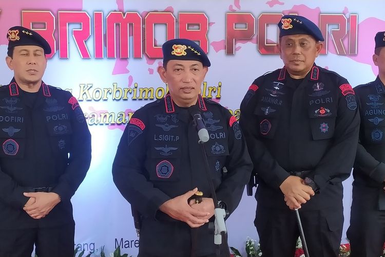 Kapolri Jenderal Listyo Sigit Prabowo di Akpol Semarang.