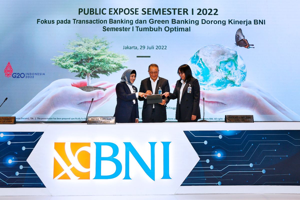 Melonjak 75,1 Persen, Laba BNI Capai Rp 8,8 Triliun Pada Semester I 2022