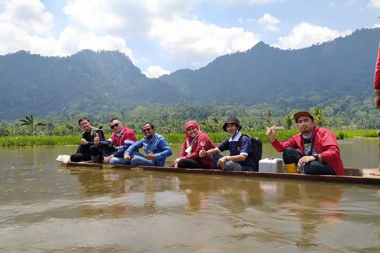 Suasana di kawasan Cagar Alam Rawa Danau di Kabupaten Serang, Provinsi Banten.